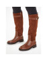 Tommy Hilfiger Офицерки Casual Essential Belt Longboot FW0FW07480 Кафяв - Pepit.bg