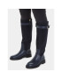 Tommy Hilfiger Офицерки Casual Essential Belt Longboot FW0FW07480 Син - Pepit.bg