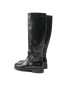 Tommy Hilfiger Офицерки Leather Belt Longboot FW0FW06758 Черен - Pepit.bg