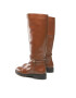 Tommy Hilfiger Офицерки Leather Belt Longboot FW0FW06758 Кафяв - Pepit.bg