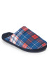 Tommy Hilfiger Пантофи Hilfiger Warm Check Homeslipper FM0FM04770 Син - Pepit.bg