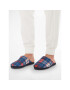 Tommy Hilfiger Пантофи Hilfiger Warm Check Homeslipper FM0FM04770 Син - Pepit.bg