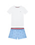 Tommy Hilfiger Пижама Set Woven Emroidery UB0UB00386 Бял - Pepit.bg