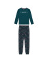 Tommy Hilfiger Пижама UB0UB00338 Зелен Regular Fit - Pepit.bg