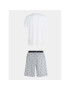 Tommy Hilfiger Пижама UM0UM02810 Бял Regular Fit - Pepit.bg