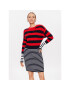 Tommy Hilfiger Плетена рокля Colorblock Stripe WW0WW37949 Цветен Relaxed Fit - Pepit.bg