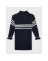 Tommy Hilfiger Плетена рокля KG0KG06883 M Тъмносин Regular Fit - Pepit.bg