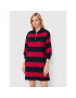 Tommy Hilfiger Плетена рокля WW0WW34664 Бордо Relaxed Fit - Pepit.bg