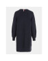 Tommy Hilfiger Плетена рокля WW0WW39375 Тъмносин Relaxed Fit - Pepit.bg