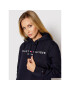 Tommy Hilfiger Плетена рокля Ess WW0WW30061 Тъмносин Regular Fit - Pepit.bg