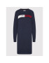 Tommy Hilfiger Плетена рокля Graphic WW0WW31483 Тъмносин Regular Fit - Pepit.bg