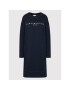 Tommy Hilfiger Плетена рокля Relaxed Hilfiger WW0WW32270DW5 Тъмносин Relaxed Fit - Pepit.bg