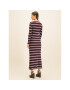 Tommy Hilfiger Плетена рокля ZENDAYA Lurex Stripe WW0WW26156 Виолетов Slim Fit - Pepit.bg