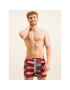 Tommy Hilfiger Плувни шорти Short Drawstring Print UM0UM01696 Червен Regular Fit - Pepit.bg
