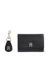 Tommy Hilfiger Подаръчен комплект Med Flap Wallet W Keyfob AW0AW15663BDS Черен - Pepit.bg