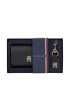 Tommy Hilfiger Подаръчен комплект Med Flap Wallet W Keyfob AW0AW15663BDS Черен - Pepit.bg