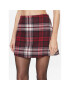 Tommy Hilfiger Пола тип трапец Tartan WW0WW39739 Червен Regular Fit - Pepit.bg