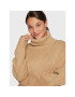 Tommy Hilfiger Поло Blend WW0WW35763 Бежов Oversize - Pepit.bg