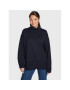 Tommy Hilfiger Поло Blend WW0WW35763 Тъмносин Oversize - Pepit.bg