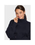 Tommy Hilfiger Поло Blend WW0WW35763 Тъмносин Oversize - Pepit.bg