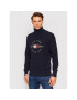 Tommy Hilfiger Поло Icon Structure MW0MW19572 Тъмносин Slim Fit - Pepit.bg