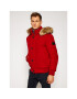 Tommy Hilfiger Пухено яке Hampton MW0MW14876 Червен Regular Fit - Pepit.bg