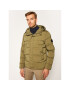 Tommy Hilfiger Пухено яке Hooded Stretch MW0MW14887 Зелен Regular Fit - Pepit.bg