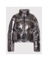 Tommy Hilfiger Пухено яке Gloss Foil Logo WW0WW33072 Сребрист Relaxed Fit - Pepit.bg