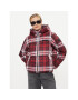 Tommy Hilfiger Пухено яке New York Tartan WW0WW40233 Червен Relaxed Fit - Pepit.bg