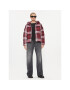 Tommy Hilfiger Пухено яке New York Tartan WW0WW40233 Червен Relaxed Fit - Pepit.bg