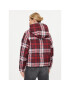 Tommy Hilfiger Пухено яке New York Tartan WW0WW40233 Червен Relaxed Fit - Pepit.bg