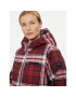 Tommy Hilfiger Пухено яке New York Tartan WW0WW40233 Червен Relaxed Fit - Pepit.bg