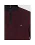 Tommy Hilfiger Пуловер 2-Tone MW0MW28041 Бордо Regular Fit - Pepit.bg