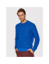 Tommy Hilfiger Пуловер Basic Structure Crew Neck MW0MW19533 Тъмносин Regular Fit - Pepit.bg