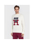 Tommy Hilfiger Пуловер Bold Monogram MW0MW28045 Бежов Oversize - Pepit.bg