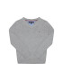 Tommy Hilfiger Пуловер Boys Basic VNeck Sw KB0KB03978 S Сив Regular Fit - Pepit.bg