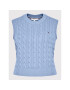 Tommy Hilfiger Пуловер Cable WW0WW34898 Син Regular Fit - Pepit.bg