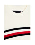 Tommy Hilfiger Пуловер Essential Global Stripe KB0KB07826 D Бял Regular Fit - Pepit.bg