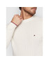 Tommy Hilfiger Пуловер Exaggerated Structure MW0MW28111 Бял Regular Fit - Pepit.bg
