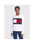 Tommy Hilfiger Пуловер Flag WW0WW37457 Бял Regular Fit - Pepit.bg