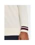 Tommy Hilfiger Пуловер Global Stripe Crew Nk MW0MW33502 Екрю Regular Fit - Pepit.bg