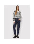 Tommy Hilfiger Пуловер Icons Fair Isle WW0WW31437 Бял Oversize - Pepit.bg