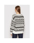 Tommy Hilfiger Пуловер Icons Fair Isle WW0WW31437 Бял Oversize - Pepit.bg