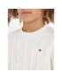 Tommy Hilfiger Пуловер KB0KB08512 Бял Regular Fit - Pepit.bg