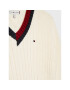 Tommy Hilfiger Пуловер KG0KG06903 Екрю Oversize - Pepit.bg