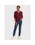 Tommy Hilfiger Пуловер Monogram WW0WW37751 Бордо Regular Fit - Pepit.bg