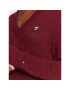Tommy Hilfiger Пуловер Monogram WW0WW37751 Бордо Regular Fit - Pepit.bg