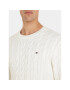 Tommy Hilfiger Пуловер MW0MW33132 Екрю Relaxed Fit - Pepit.bg