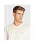 Tommy Hilfiger Пуловер Pima MW0MW28047 Бял Regular Fit - Pepit.bg