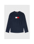 Tommy Hilfiger Пуловер Raglan Flag KB0KB07831 D Тъмносин Regular Fit - Pepit.bg